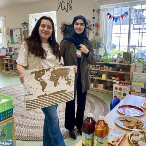 Melissa and Hossna at the Westville Nursery