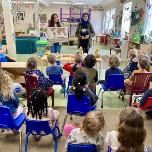 Melissa and Hossna at the Westville Nursery