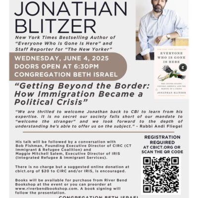 Jonathan Blitzer visit CT