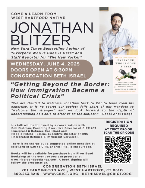 Jonathan Blitzer visit CT