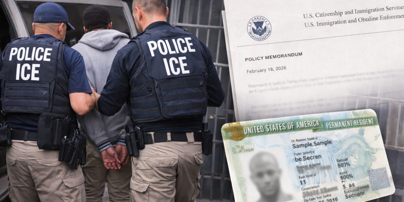Immigrant being arrested / detention-by-ICE