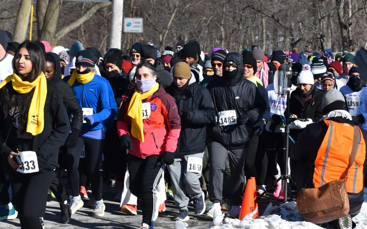 IRIS run for refugees and all immigrants runners