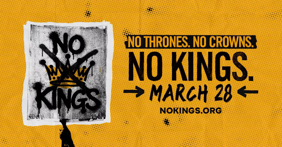 No Kings Rally on the New Haven Green flyer