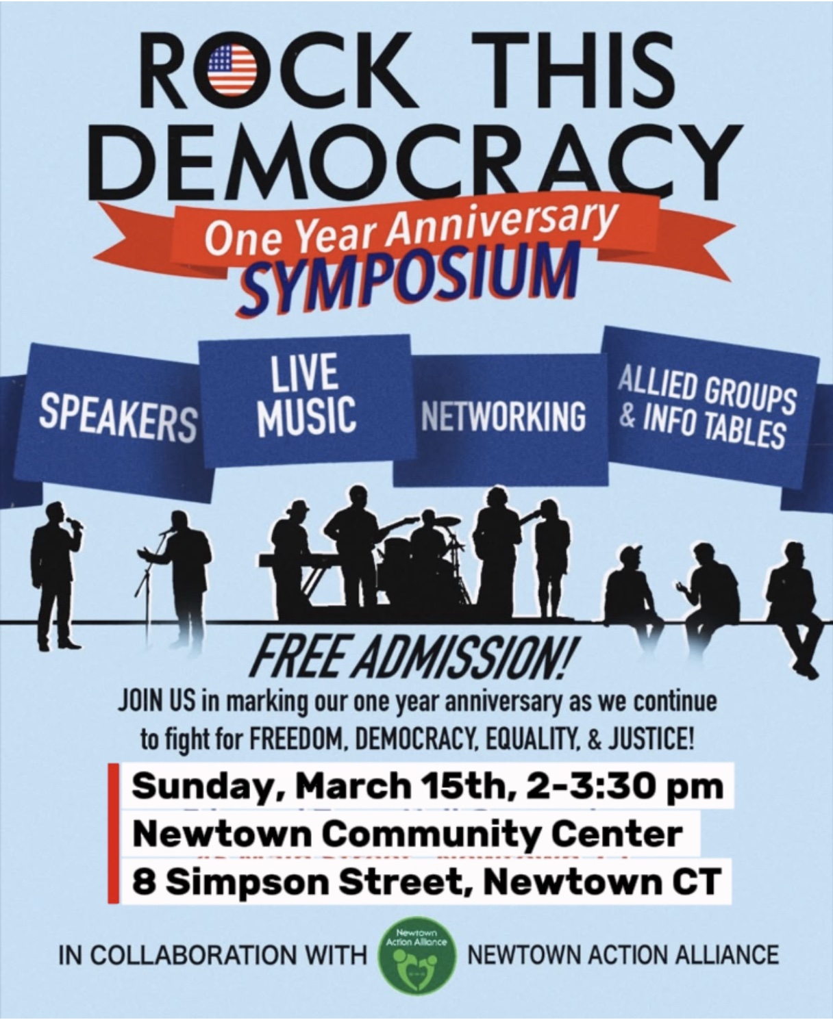 ROCK THIS DEMOCRACY FLYER