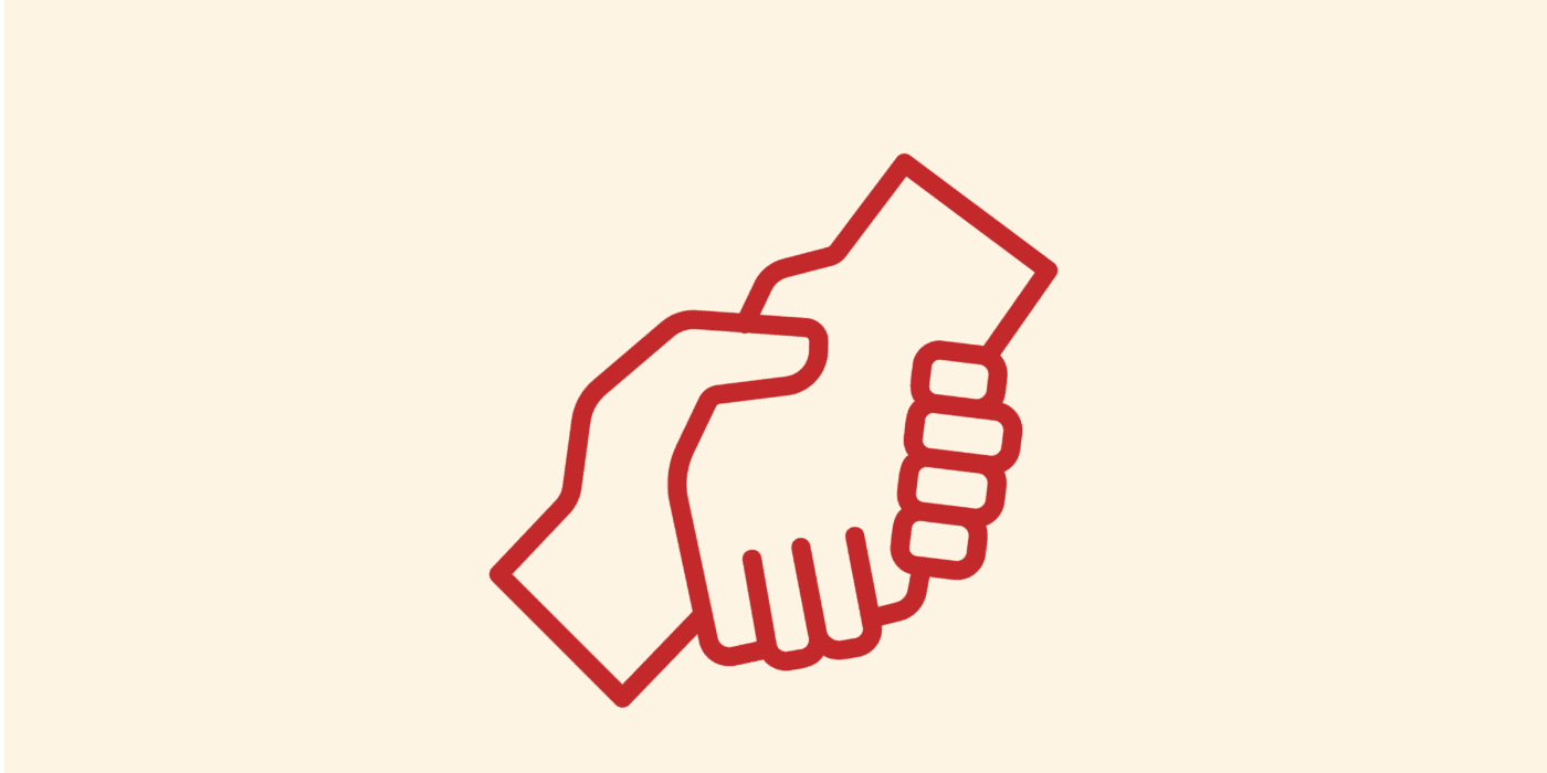 shaking hands icon