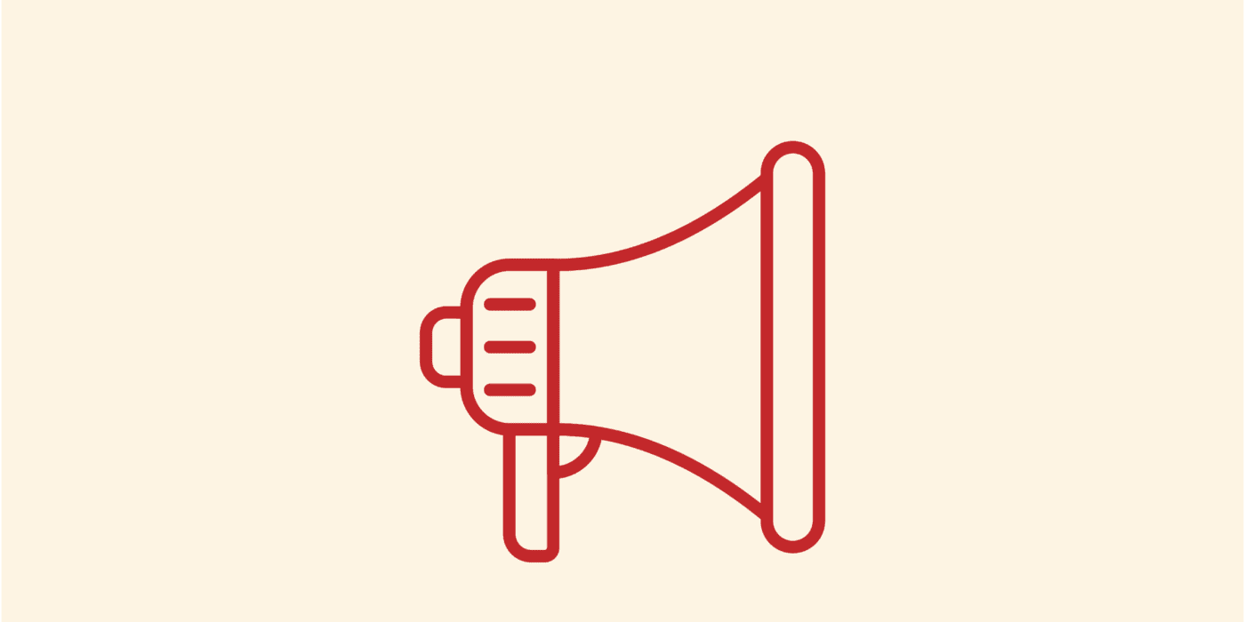 Announcement megaphone icon