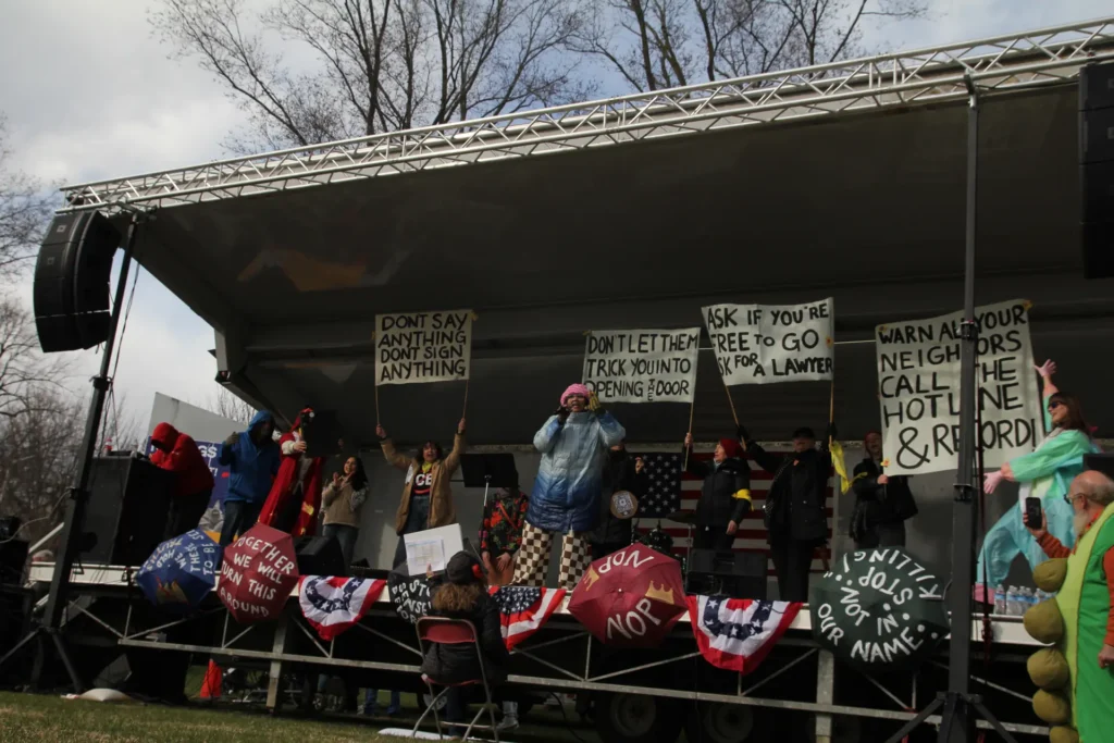New haven locals decry Trump policies
