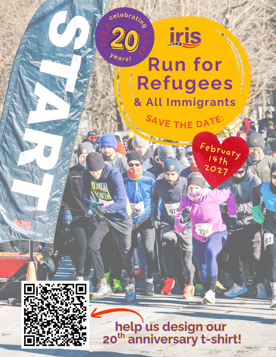 Run for refugees iris RFR20 Save The Date