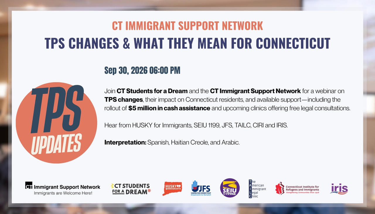 TPS Changes & What They Mean for Connecticut webinar