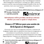Sit & Speak in Bridgeport CT Mirror Immigration Conversation